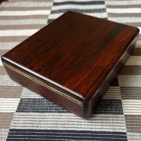 SALE MCM Rosewood Box Mid Century Humidor Denmark Danish Wood Tray Ehrenreich - Picture 4 of 11